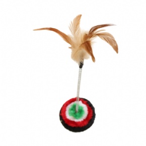 Cat Scratcher Sisal Board with Feather Tumbler
